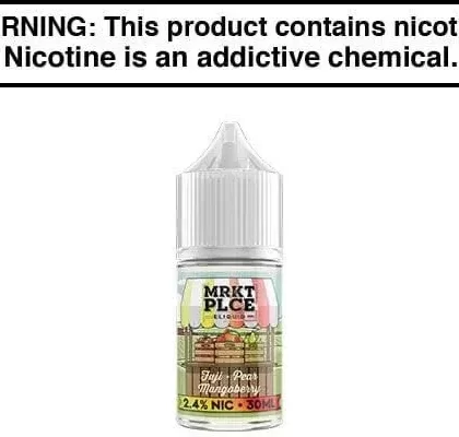 FUJI PEAR MANGOBERRY BY MRKT PLCE SALTS 30ML - Vape Product, Vape Product