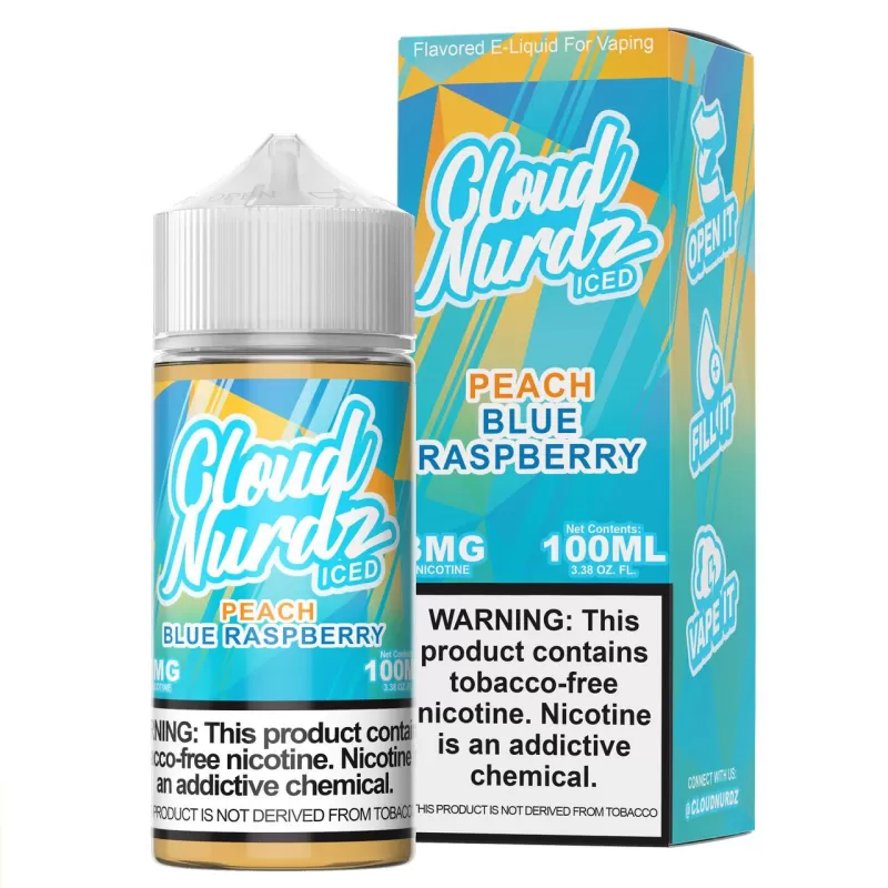 Cloud Nurdz TFN Premium E-Liquid 100ml - ICED Pineapple Mango / 6mg - Image 3