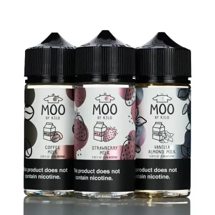Moo E-Liquids - No Nicotine Vape Juice - 100ml (DISCONTINUED) - Strawberry Milk