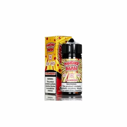 Pancake Man Strawberry Buttery Pancake E-liquid 100mL
