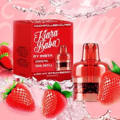 Kiara Baba Vape Pod – Lick my Strawberry - Erdbeere