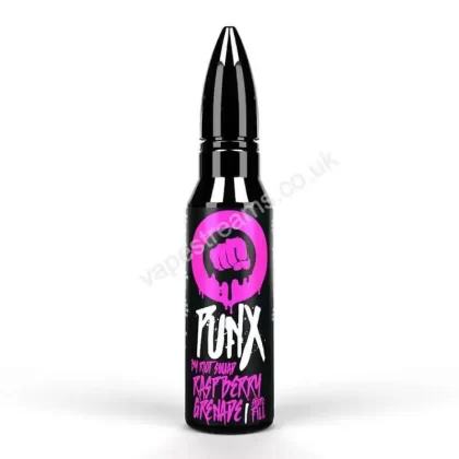 Raspberry Grenade E-Liquid Shortfill by Riot Squad Punx - Vapestreams Co