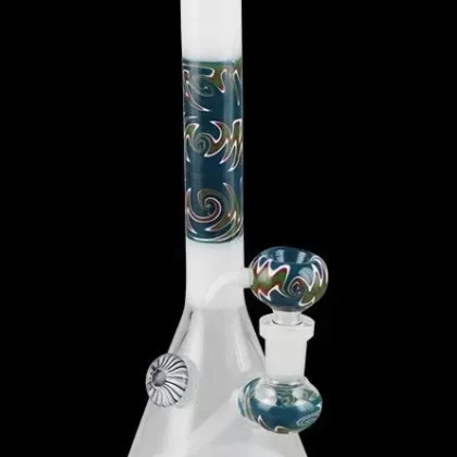 Worked Wig Wag Water Pipe - Ejuicewarehouse