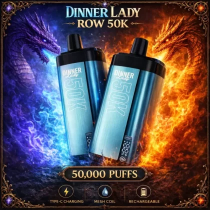 Dinner Lady ROW 50K - Blue Mint & Miami Mint - Vapeciga