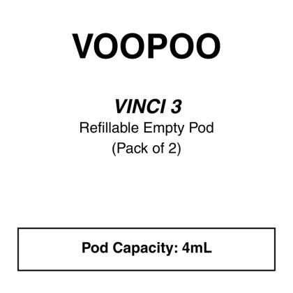 Voopoo – Vinci 3 Replacement Pods (2 Pack)