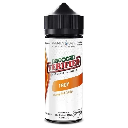 TROY E LIQUID BY DECODED VERIFIED – PREMIUM LABS 100ML 75VG