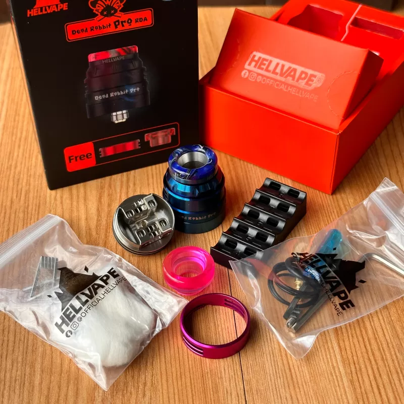 Hellvape Dead Rabbit Pro RDA 24mm Legit - Gold - Image 3