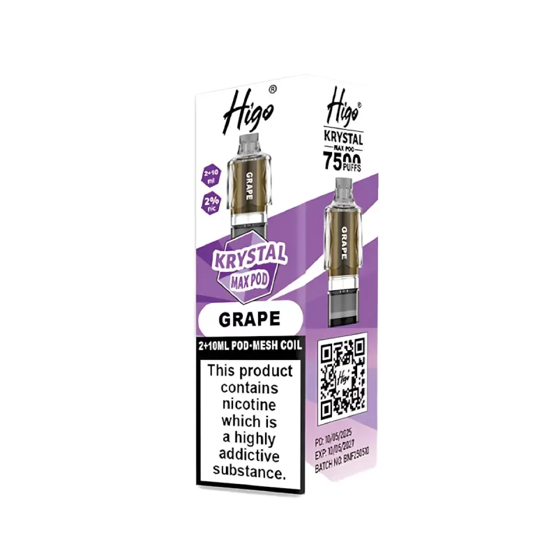 Higo Krystal Max 7500 Prefilled Pods - Mixed Berries