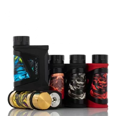 Smok Scar Mini Mod - Color#Black>Fluid 7-Color>Fluid Black White>Fluid Blue>Fluid Gold>Fluid Red>Green Stab Wood>Red Stab Wood