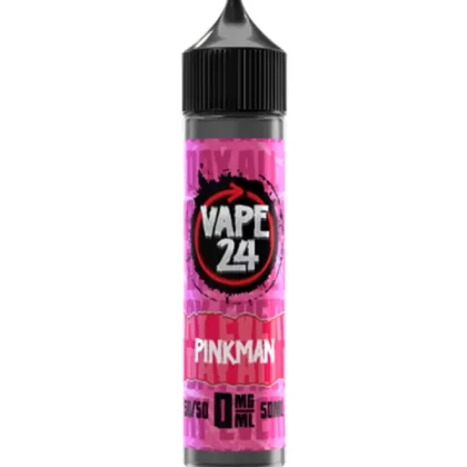 Vape 24 Pinkman 50/50 60ml E-Liquids - 0mg