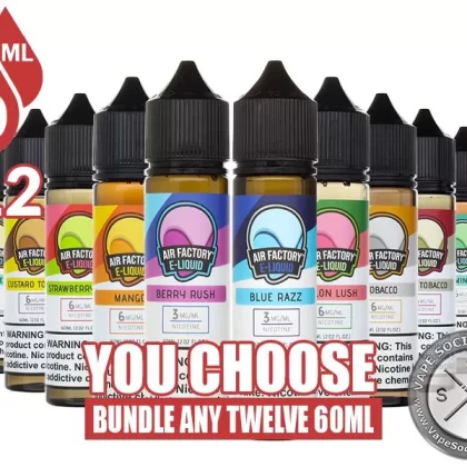 Air Factory Bundle 12x60ml (720ml)
