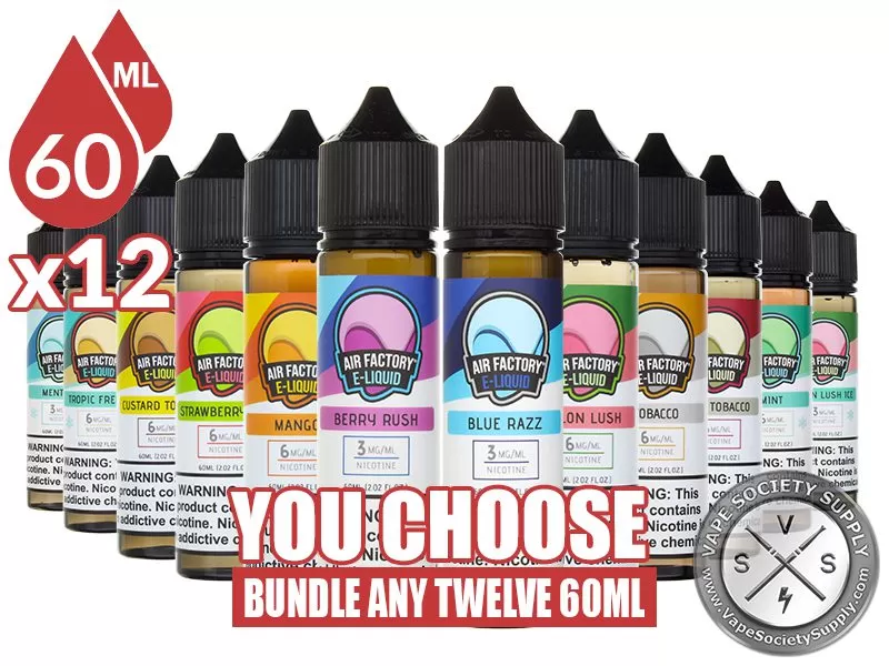 Air Factory Bundle 12x60ml (720ml)