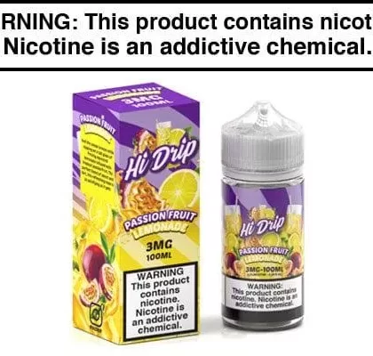 PASSIONFRUIT LEMONADE BY HI-DRIP 100ML - Vapejuice