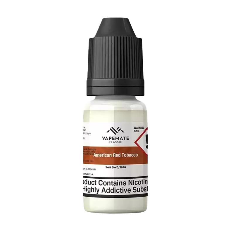 Vapemate Classic American Red Tobacco 10ml - 50VG / 50PG / 6mg - Vapeshop Co