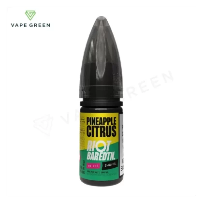 Pineapple Citrus Nic Salt E-Liquid by Riot BAR EDTN No Ice