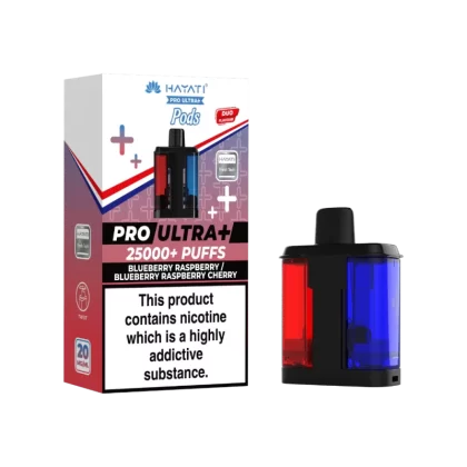 Hayati Pro Ultra Plus 25K Prefilled Pods Blueberry Raspberry / Blueberry Raspberry Cherry - 20mg