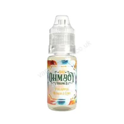 Pineapple Mango & Lime Nic Salt E-Liquid by Ohm Boy Volume 2 - Vapestreams Co