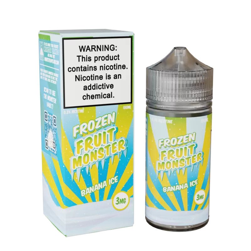 Frozen Fruit Monster - Banana Ice - 100ML E-Liquid - 6MG