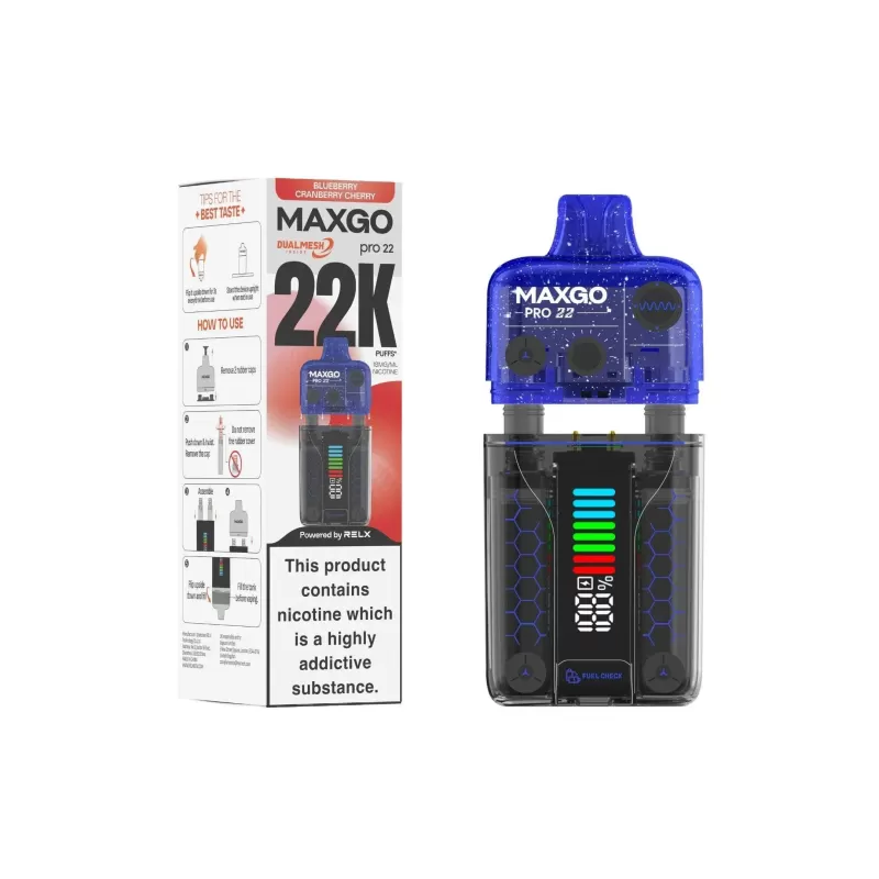 Relx MaxGo Pro 22000 Prefilled Pod Vape Kit (Expiry May 2026) - Watermelon Ice - Image 2