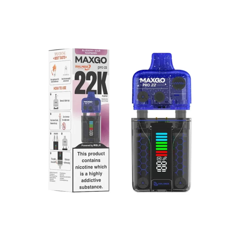 Relx MaxGo Pro 22000 Prefilled Pod Vape Kit (Expiry May 2026) - Watermelon Ice - Image 3