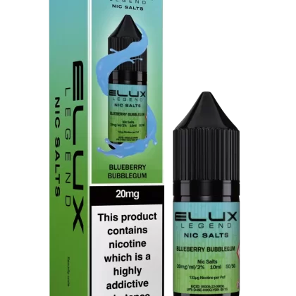 Blueberry Bubblegum Nic Salt By Elux Legend - 10mg