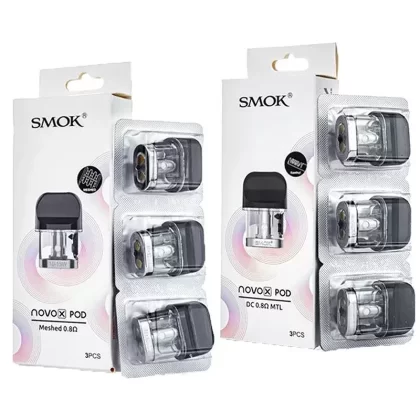SMOK Novo X Replacement Pod Cartridge 2ml with Coil (3pcs/pack) - Ecigpremium