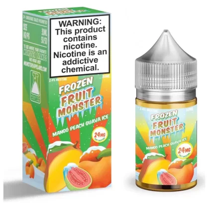 Frozen Fruit Monster Salt Nic Premium E-Liquid 30ml - Passionfruit Orange Guava Ice / 24mg