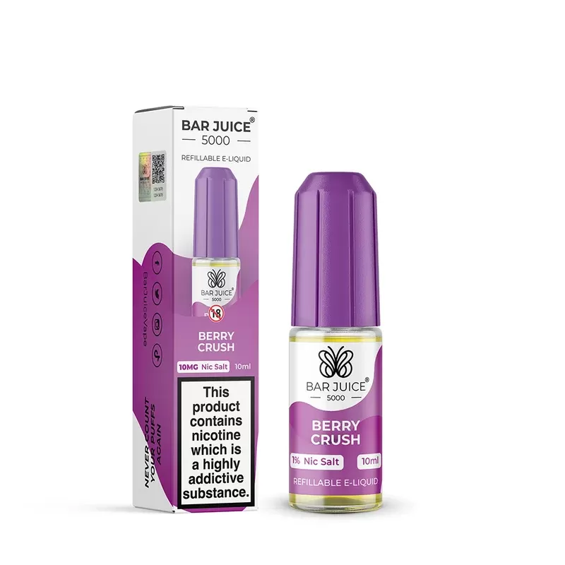 Bar Juice 5000 Berry Crush Nic Salt - Nicotine Strength#10mg>20mg
