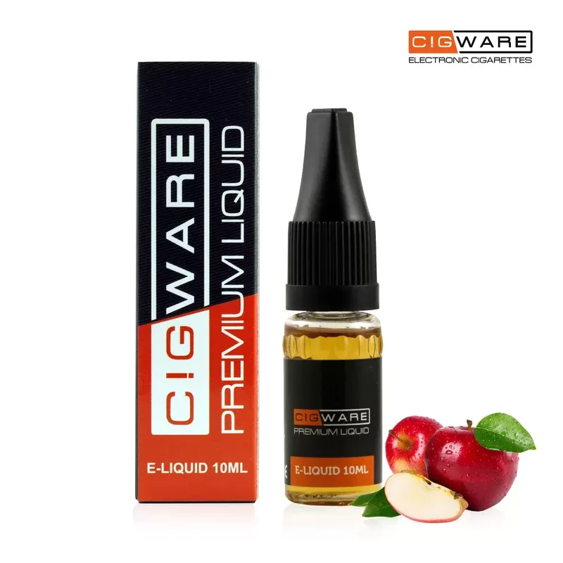 Cigware e-Liquid – Apple 0mg 10ml Bottle | Cigee