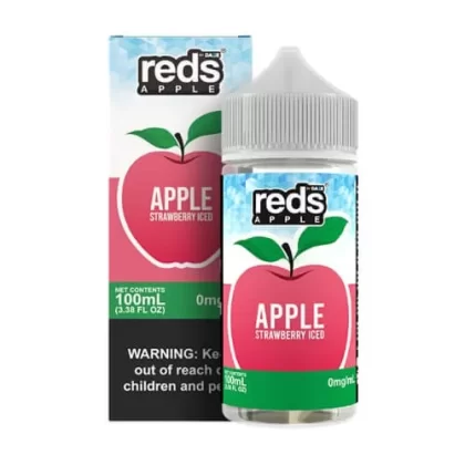 Reds E-Liquid – Apple Strawberry Iced 100ml - Vape Product; Vape Product, Vape Product (D069F6)
