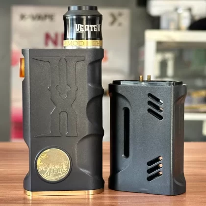 Vertex Mechanical Box Mod with booster 1:1 (parallel configuration) - Mod + atty