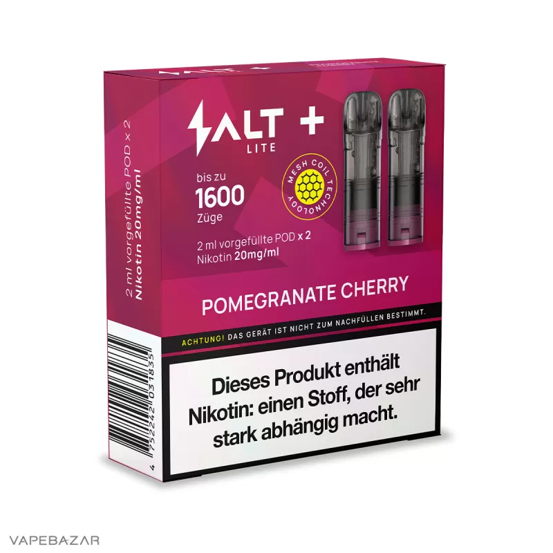 Salt+ Lite Pod – Pomegranate Cherry (2er Pack) - Kirsche / Granatapfel - Image 3