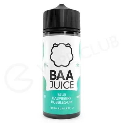 Blueberry Raspberry Bubblegum Shortfill E-Liquid by Baa Juice 100ml