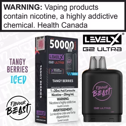 Tangy Berries Iced Flavour Beast LEVEL X G2 Ultra POD