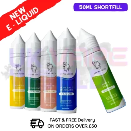 EFFIN Juice 50ML Shortfill Eliquid – £4.00