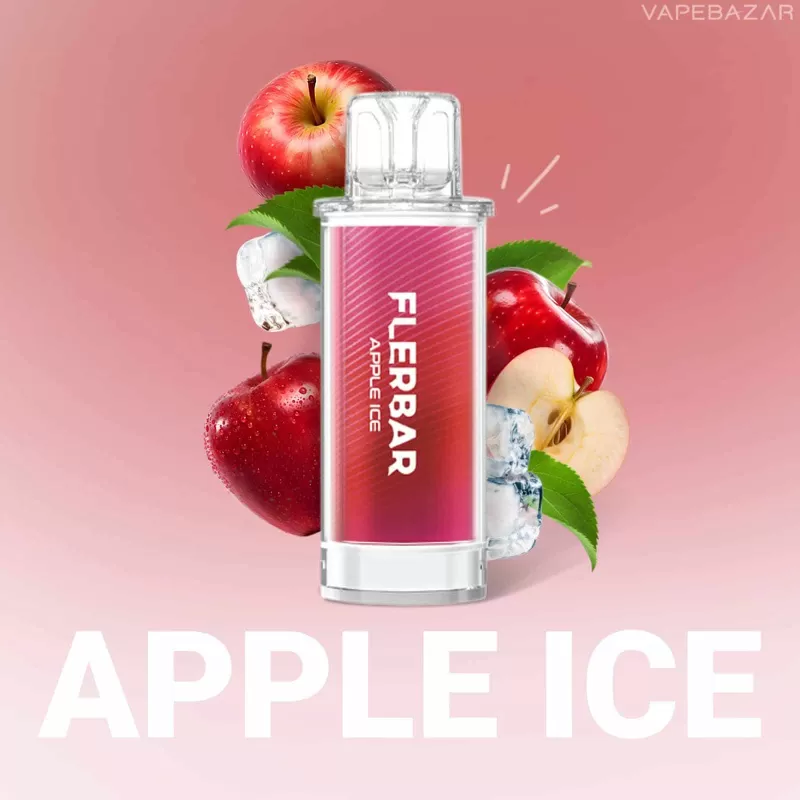 Flerbar Pods – Apple Ice – Prefilled Liquid Pod – 2er Pack