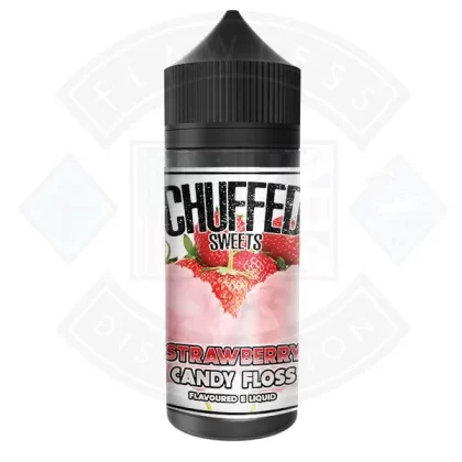 Chuffed Sweets – Strawberry Candy Floss 0mg 100ml Shortfill E-Liquid - Ecigdepot