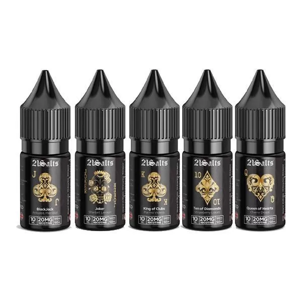 20mg 21 Vape by Red Liquids 10ml Flavoured Nic Salts (50VG/50PG) - Image 3