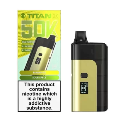 Titan X 50k Prefilled Vape Kit Cola Freeze / Fruit Punch - Nicotine Strength#20mg (5577F2)
