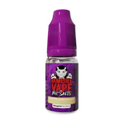 White Chocolate Hazelnut Tobacco Nic Salt by Vampire Vape - Ecigwizard