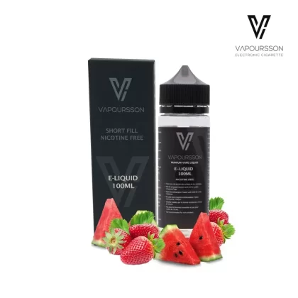 Vapoursson e-Liquid – Strawberry – Watermelon 0mg 100ml Shortfill | Cigee