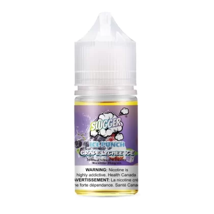 Slugger Ice Punch Salt – Grape Lychee Ice 30ml (20, 35, 50mg) - Vapebar Pk