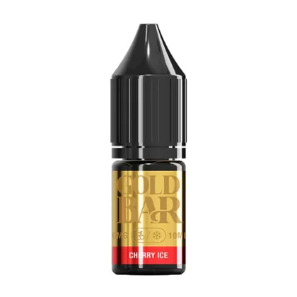 Gold Bar Cherry Ice Nic Salt vape Juice - 10 Pack - 10mg