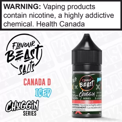 Chuggin Canada D Iced by Flavour Beast Salt Chuggin Series