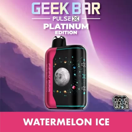 GEEK BAR PULSE X PLATINUM EDITION Disposable Vape – Watermelon Ice