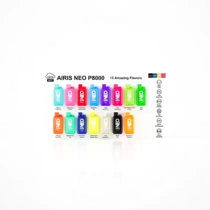 Airis Neo P8000 8000 caladas 20ml 5% Nicotina Recargable - Fumotvapemexico