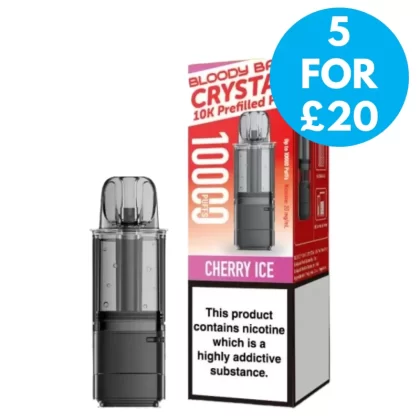 20mg Bloody Mary Bar Crystal 10k Refill Pods - Vape Co