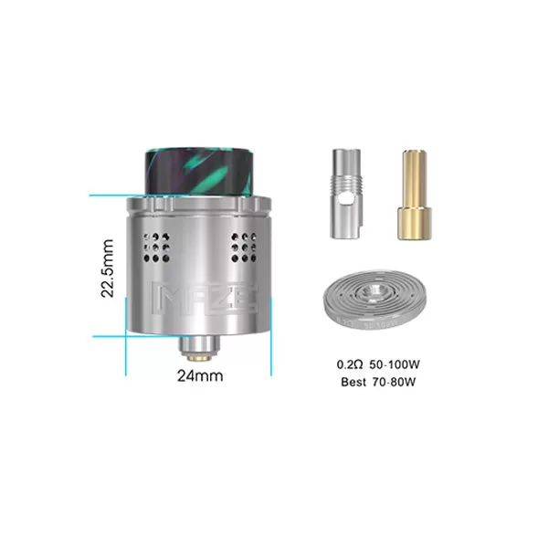 Vandy Vape Maze Sub Ohm BF RDA Atomizer (2ML) - SS - Image 2
