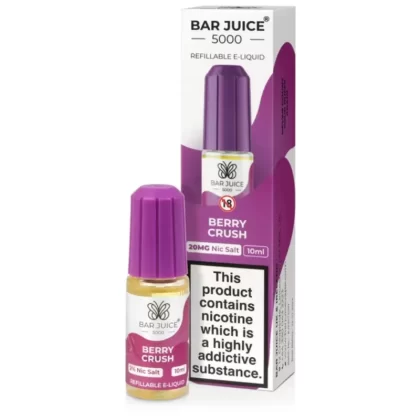 Bar Juice 5000 Berry Crush E Liquid 10ml - Nicotine Strength#20mg>10mg