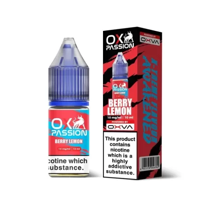 Berry Lemon 10ml Nic Salt By Ox Passion - Nicotine Strength#10mg (Salt)>20mg (Salt) (616655)